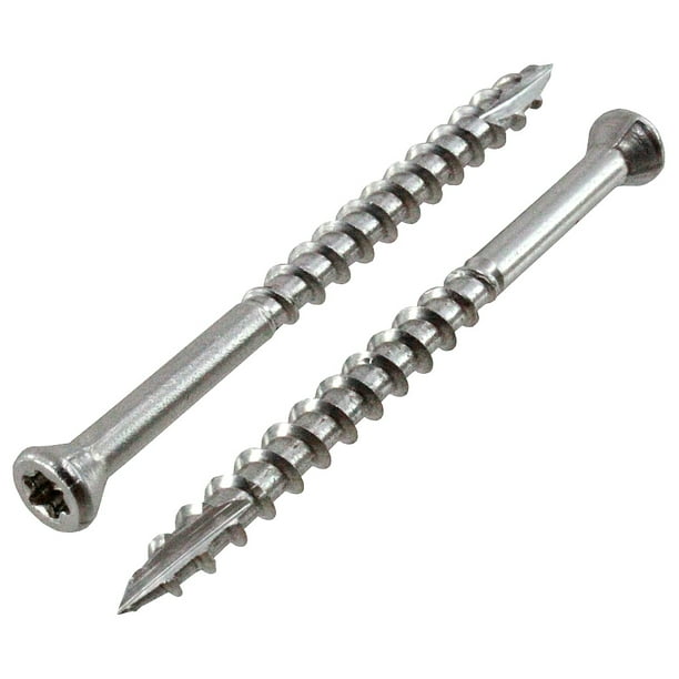  7 X 15/8" Deckfast Grade 305 Stainless Steel Trim Head Deck Screws