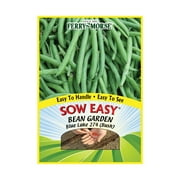 Ferry-Morse Bean, Blue Lake Stringless 274(Bush) SOW Easy Vegetable Plant Seeds Packet - Seed Gardening, Full Sunlight