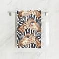 thumbnail image 2 of senya Soft Hand Towels, Zebra and Giraffe Highly Absorbent Hand Towels for Bathroom, Hand, Face, Gym, 2 of 4