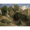 thumbnail image 2 of José María Velasco 18x15 Gold Ornate Wood Frame and Double Matted Museum Art Print Titled - The San Angel Goatherd (1863), 2 of 4