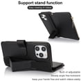 thumbnail image 3 of Funda tipo cartera con tarjetero magnético para iPhone 13 Pro Max, 13 Mini y 13 Pro. Funda de cuero para iPhone 13 Pro Max., 3 of 8