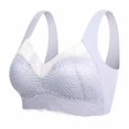 thumbnail image 3 of Women Comfort Lightweight Wireless Bras Correcting Bra For Seniors Plus Size Full Coverage Soft Everyday Bra, 3 of 3