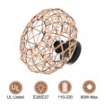 thumbnail image 4 of Woven Rattan Flush Mount Ceiling Light, Coastal Rustic Wicker Retro Light Fixture, 4 of 7