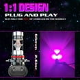 thumbnail image 2 of 9005 LED Car Light Bulbs Kit 9145 Fog Light Bulbs Pink Purple For Toyota Tacoma 05-11, 2 of 8