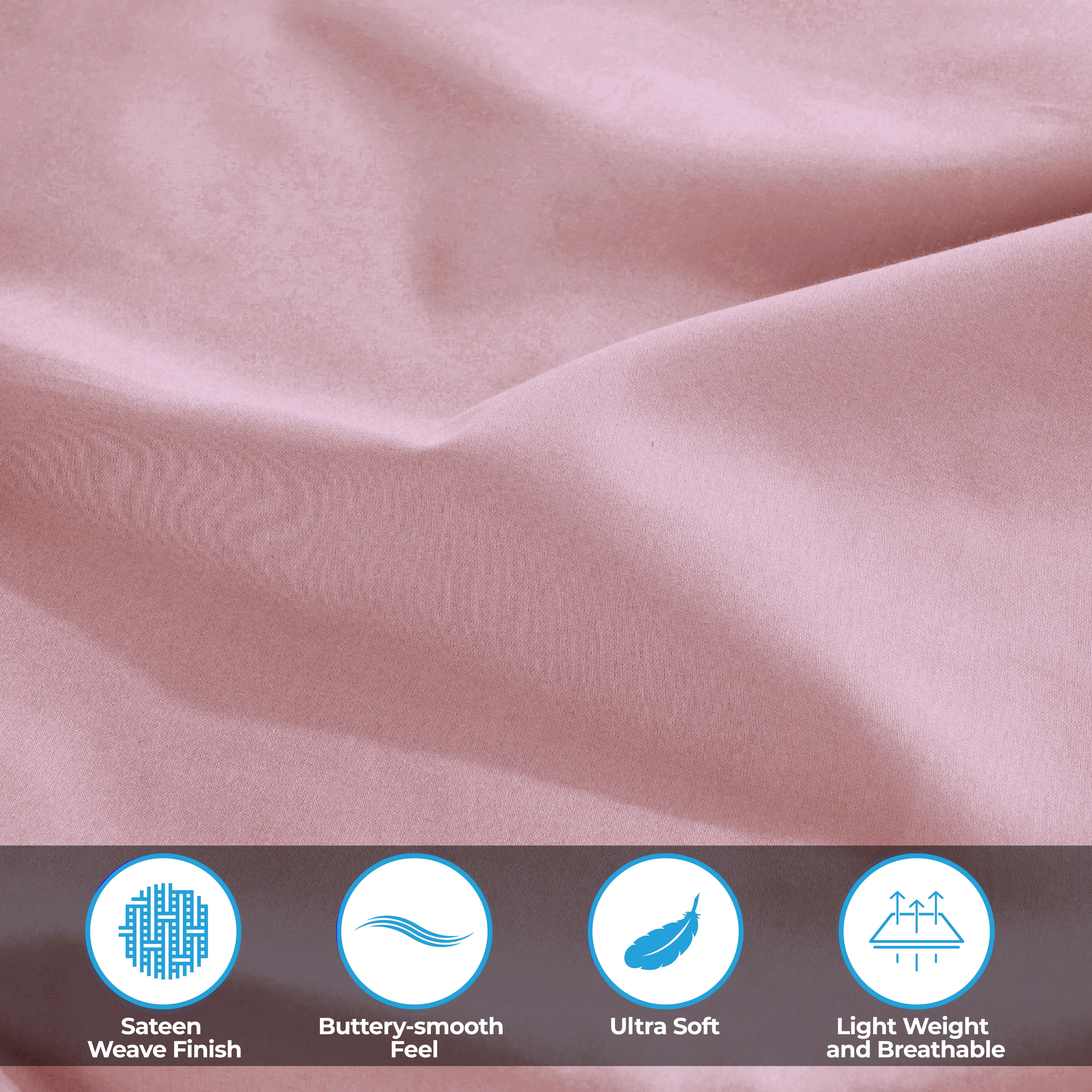 Superior Egyptian Cotton 300 Thread Count Deep Pocket Sheet Set, Queen, Lavender