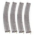 thumbnail image 3 of 4 modelos de vías de ferrocarril a escala HO, accesorios para trenes de juguete versátiles, piezas para armar. 23 cm x 3 cm, 3 of 9