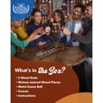thumbnail image 4 of Juego de equilibrio WE Games Shoot The Moon Large Walnut Wood, 4 of 9