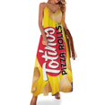 thumbnail image 1 of Vestido sin mangas con forma de pizza y rollitos, traje de verano para mujer, falda de verano, vestidos de mujer para ocasiones especiales, 1 of 7