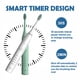 thumbnail image 2 of Cepillo de dientes eléctrico sónico para adultos, limpieza dental, carga USB ultrasónica, blanqueamiento automático, IPX7, resistente al agua, con cabezales de cepillo, 2 of 5