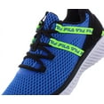 thumbnail image 2 of Fila Turbosector Boys Shoes Size 2, Color: Blue/Lime, 2 of 4