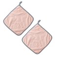 thumbnail image 1 of Oleegame 2PC Ten Dollar Items Non-stick Oil Hand Towel Rags Can Be Hung Rags Kitchen Rags Lazy Rags Brown, 1 of 2