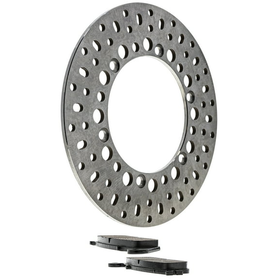Niche Rear Right Brake Rotor Pad Kit for Honda 06435-MGZ-J01 Motorcycle MK1006903