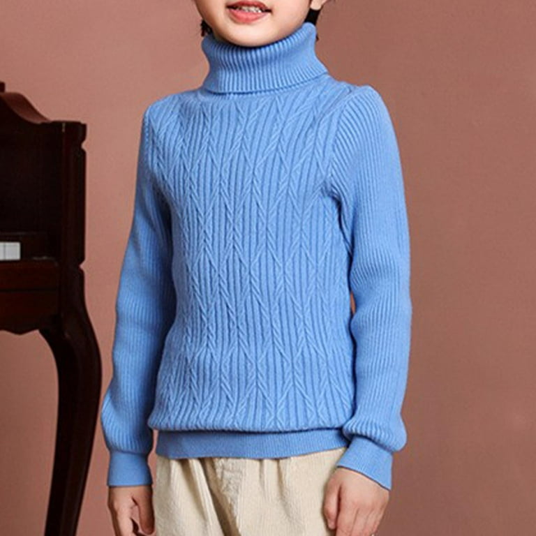 ZACPNCV Unisex Baby Boys Girls Warm Knit Sweater Pullover Long