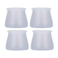 thumbnail image 1 of Tapas de Patas de Silla Cuadradas Antideslizantes de Silicona de Pies para Taburetes - Azul perfecl Tapas de las piernas del asiento, 1 of 8