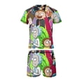 thumbnail image 5 of Rick And Morty Boys 2-Piece Swimsuit Set, Short Sleeve Rash Guard & Swim Trunks, 5 of 7