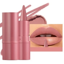 Waterproof Lipstick, Matte Lipstick, Long-Lasting 2-in-1 Lip Line Lipstick, Easy To Use Compact Portable Design