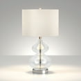 thumbnail image 7 of Evelyn&Zoe Traditional Metal Table Lamp with Satin Nickel Accents, 7 of 7
