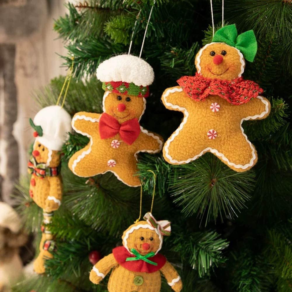 Christmas Gingerbread man Ornaments Festival Xmas Tree Hanging Decoration NEW S 