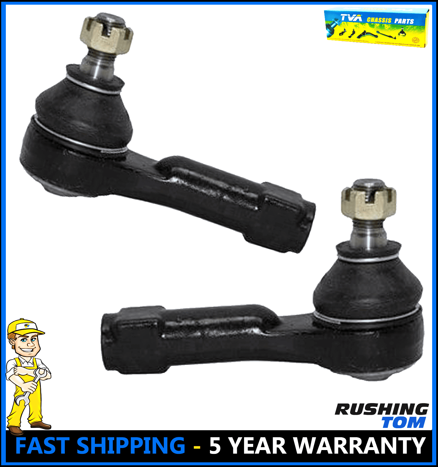 Front Outer Tie Rod Kit for Nissan Sentra Maxima Pulsar NX 200SX