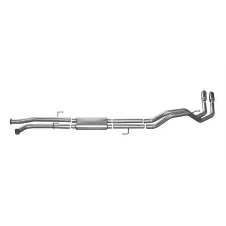 Cat-Back Dual Sport Exhaust System, Aluminized Fits select: 2008-2011 TOYOTA TUNDRA, 2007 TOYOTA TUNDRA CREWMAX SR5
