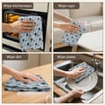 thumbnail image 6 of 2 Pcs Funny Kitchen Towels,Light Blue Christmas Tree Pattern Microfiber Dish Towels,Kitchen Tea Towels,Kitchen Towel Set (18" X 26"), 6 of 7