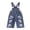 Blue, variant on Gzhioc Kids Baby Girls Denim Overalls 1T 2T 3T 4T 5T 6T Heart Print Sleeveless Full Length Romper with Pockets