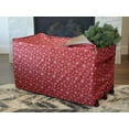 thumbnail image 4 of Covermates Keepsakes Christmas Tree Structured Rolling Storage Bag - Superior Protection, Reinforced Handles - Holiday Storage, Red Snowflake, 4 of 9