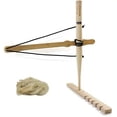 thumbnail image 1 of Bow Drill Kit Fire Starter, Primitive Wood, Survival Practice Friction Fire Tool For Scout Outdoor Activity Teaching, Outward Bound Training, For Wildness Survival Beginner, 1 of 4