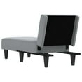 thumbnail image 3 of vidaXL Chaise Longue Chair Reclining Chaise Sofa for Living Room Office Velvet, 3 of 20