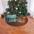 thumbnail image 2 of FMSHPON Girl on The Beach Xmas Christmas Tree Skirt Stand Mat for Holiday Party Decoration Indoor Outdoor 36 inches, 2 of 3