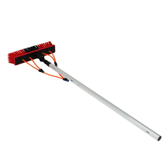 INTSUPERMAI 26 Ft Window Cleaner Brush Telescopic Solar Panel Cleaning Stick Pole