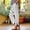White2#, variant on Caywon Women's Fashion Printed Linen-Like Pants Elastic Waist Casual Trousers with Pockets Button Decorated Split Cuffs Straight Leg Loose Full-Length Pants for Daily Wear