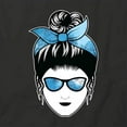 thumbnail image 2 of Messy Bun T-Shirt | Cute Hairstyle Black Tee Gift, 2 of 5
