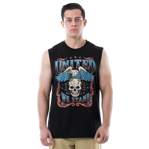 Celebrate Men's Americana Graphic Muscle Tank Top, Size X-Large