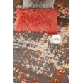 thumbnail image 5 of Furnish My Place Accent Rug - 3 ft. 6 in. x 5 ft. 6 in, Dark Grey, Indoor Rug with Abstract Design, Jute Backing, Bedroom, 5 of 10