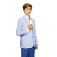 thumbnail image 4 of Gioberti Blazer Seersucker pour Garçons et Enfants, Bleu, Taille 5, 4 of 4