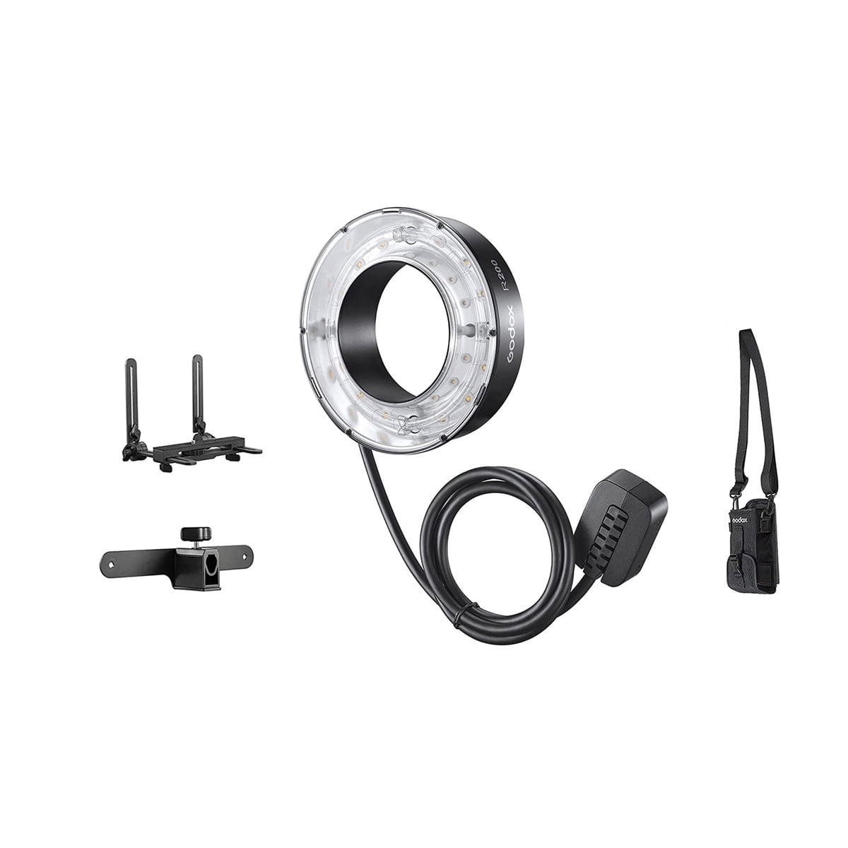 Godox R200 Macro Ring Flash Head Flash Power Delivers Shadowless Light