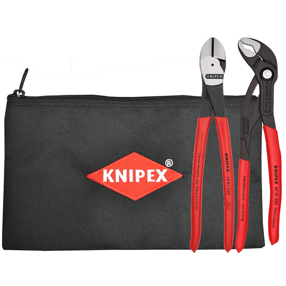 KNIPEX 2 Pc Pliers Set w/Keeper