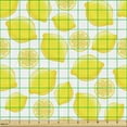 thumbnail image 2 of Lemons Sofa Upholstery Fabric by the Yard, Continuous Gradient Summer Tones Citrus Fruits Delicious Sour Taste Pattern, Decorative Fabric for DIY and Home Accents, Yellow and White by Ambesonne, 2 of 5