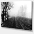 thumbnail image 2 of Black and White Misty Landscape Panorama, 2 of 3
