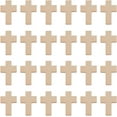 thumbnail image 1 of 100 cuentas blancas de madera natural a granel, mini cuentas pequeñas, rosarios, crucifijos, cruces de bolsillo, Pascua, fiestas y Navidad., 1 of 9