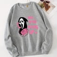 thumbnail image 1 of Sudadera De Cuello Redondo Con Estampado De Elementos De Halloween, Sudadera De Manga Larga Y2K Para Primavera Y Otoño, Ropa De Mujer, 1 of 4