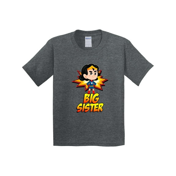 Inktastic Big Sister Superhero Youth T-Shirt