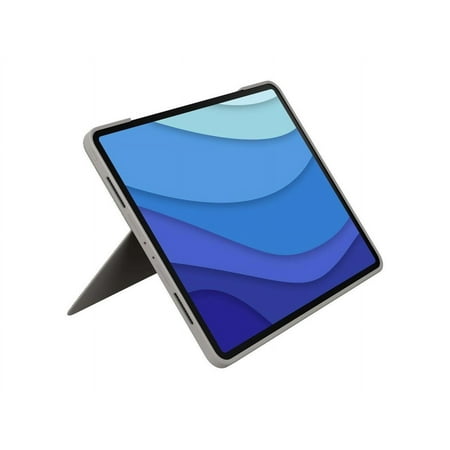 Logitech - Combo Touch Keyboard Folio for Apple iPad Pro 12.9" (5th Gen) with Detachable Backlit Keyboard - Sand