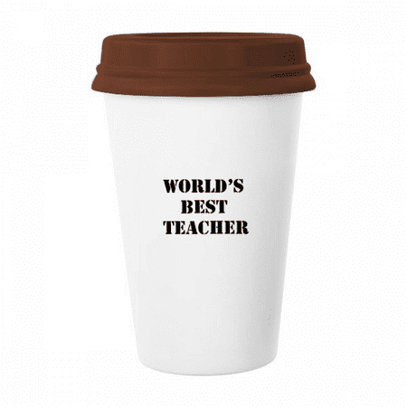 

Respectable Best Teacher Master Mug Coffee Drinking Glass Pottery Cerac Cup Lid