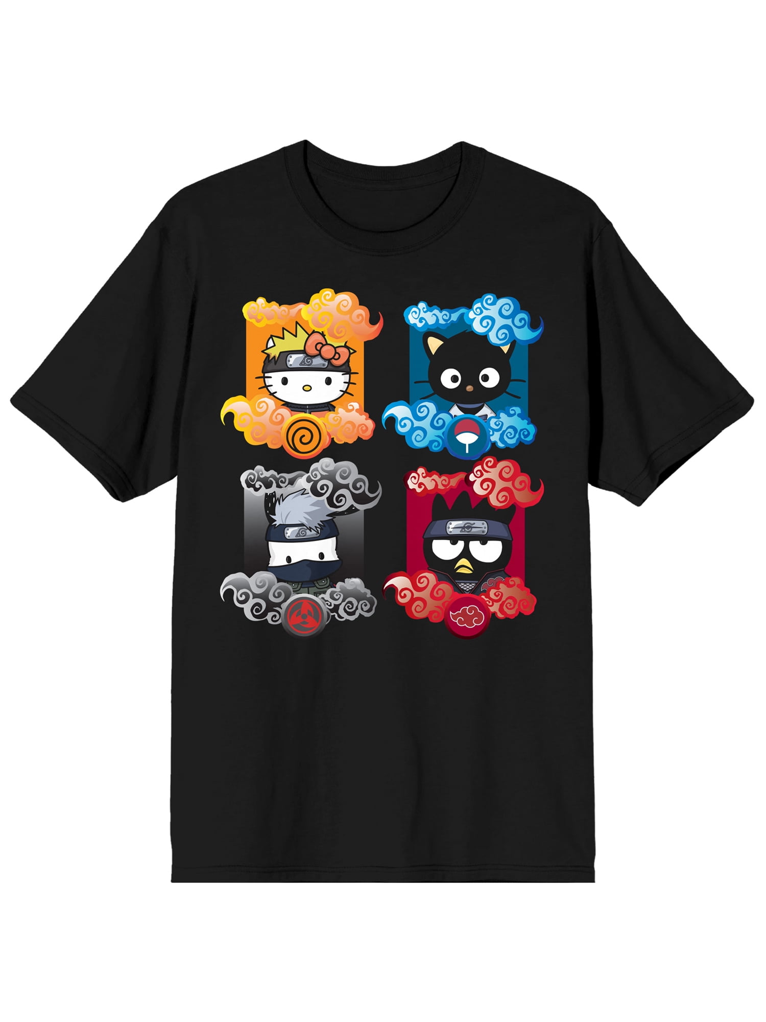Naruto x Sanrio Anime Men's \u0026 Big Men's 