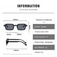 thumbnail image 4 of Sunglasses Uv400 Stylish And Classic Polarized Light Fashionable Sunshade Hat Frameless Glasses, 4 of 5
