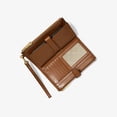thumbnail image 2 of Michael Kors Womens Jet Set Double Zip Wristlet Natural/Luggage One Size 32S3GJ6W4J-969, 2 of 10