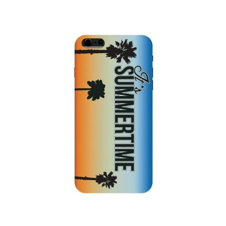 Its Summer Time Beach Phone Case for the Apple Iphone 4 / 4s - Palm Florida