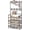 Brown, variant on 4 Tier Coat and Shoe Rack Entryway Coat Rack with 8 Hooks Shoes Organizer for Living Room Bedroom Office Brown